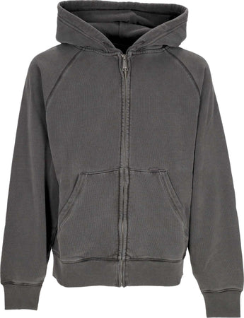 CARHARTT-WIP-Felpa-Cappuccio-Zip-Uomo-Taos-Hooded-Jacket-Flint-Garment-Dyed-da-uomo