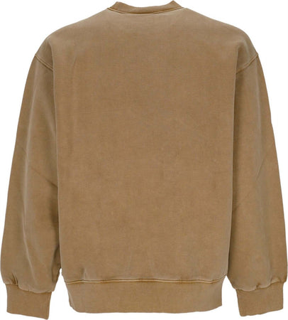 CARHARTT-WIP-Felpa-Girocollo-Uomo-Vista-Sweat-Buffalo-Garment-Dyed-da-uomo