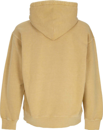 CARHARTT-WIP-Felpa-Leggera-Cappuccio-Uomo-Hooded-Nelson-Sweat-Bourbon-Garment-Dyed-da-uomo