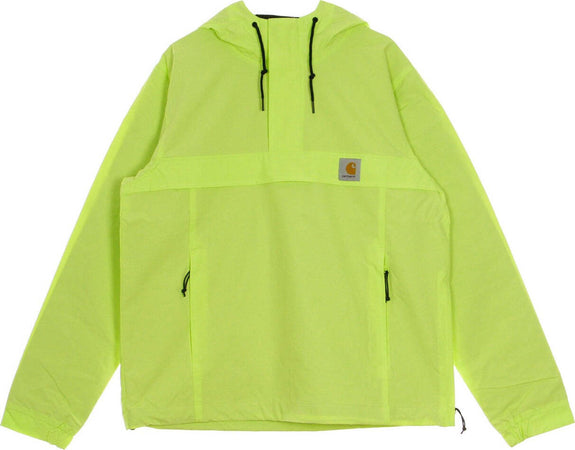 CARHARTT-WIP-Giacca-a-Vento-Infilabile-Uomo-Nimbus-Pullover-Lime-da-uomo