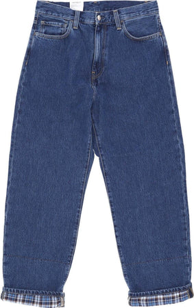 CARHARTT-WIP-Jeans-Uomo-Rider-Pant-Blue-Stone-Washed-da-uomo