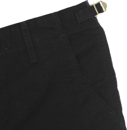CARHARTT-WIP-Pantalone-Corto-Uomo-Aviation-Short-Black-Rinsed-da-uomo