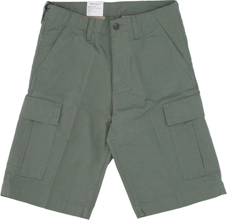 CARHARTT-WIP-Pantalone-Corto-Uomo-Regular-Cargo-Short-Park-Rinsed-da-uomo