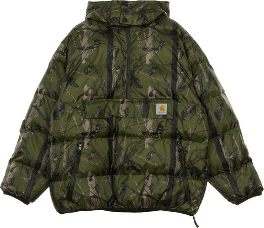 CARHARTT-WIP-Piumino-Anorak-Uomo-Jones-Pullover-Camo-Tree/green-da-uomo