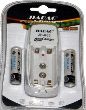 Carica-Batterie-Pile-Stilo-Ministilo-Aa-Aaa-Jb-006-+-2-Pile-Ricaricabili