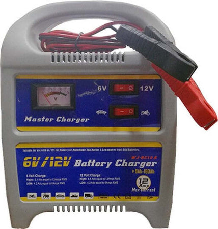 Carica-Batterie-Portatile-Per-Auto-Moto-Barca-Camper-12v-8-Ampere-Carica-Starter