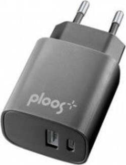 caricabatteria-dual-20-watt-usb-+-usb-c-nero