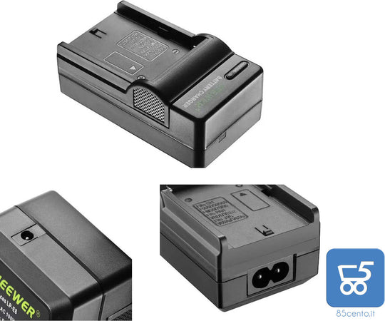 Caricabatteria NEEWER Li-Ion DC 8.4V 600mA per Batterie Sony F550/750/960 FM 50/70/90