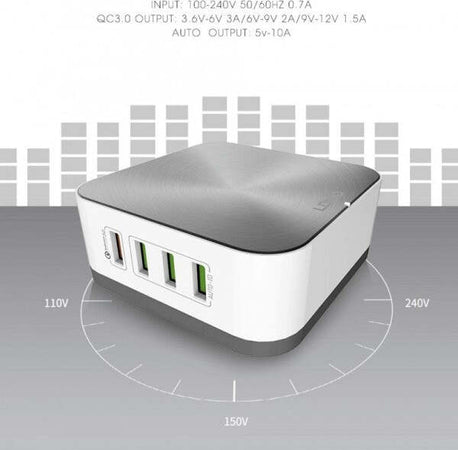 Caricabatterie-Da-Scrivania-Tavolo-8-Usb-Plug-10a-Carica-Batterie-Per-Cellulare