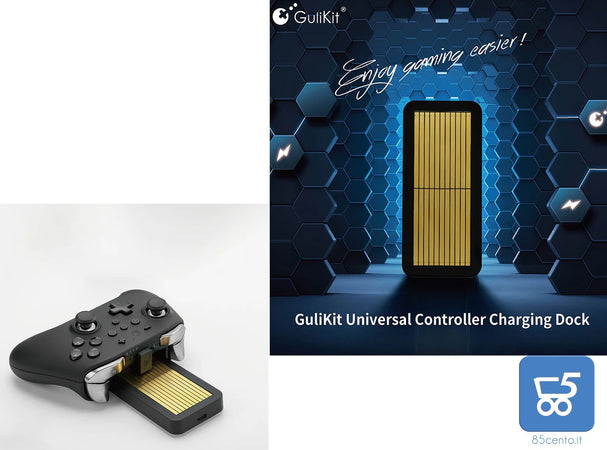Caricabatterie GuliKit NS23 per PS5 PS4 Xbox One Switch Pro Controller di gioco Gamepad Controller universale Dock di ricarica stazione di ricarica