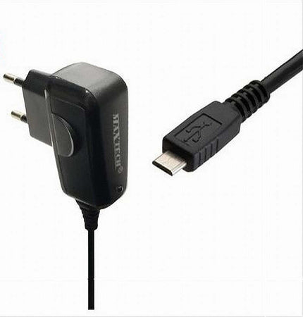 Caricabatterie-Micro-Usb-Da-Viaggio-Spina-5pin-5v-1000ma-5watt-Maxtech-Ca-s008a