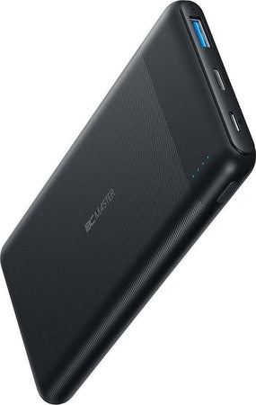 Caricabatterie Portatile BCMASTER 10000mAh USB C PowerBank per iPhone iPad e dispositivi USB ricarica rapida 3.0