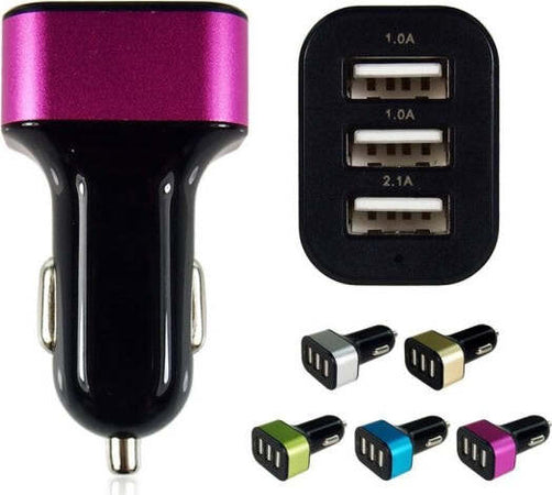 Caricatore-Da-Auto-Accendisigari-Con-3-Usb-Car-Charger-4.1-A-Per-Smartphone