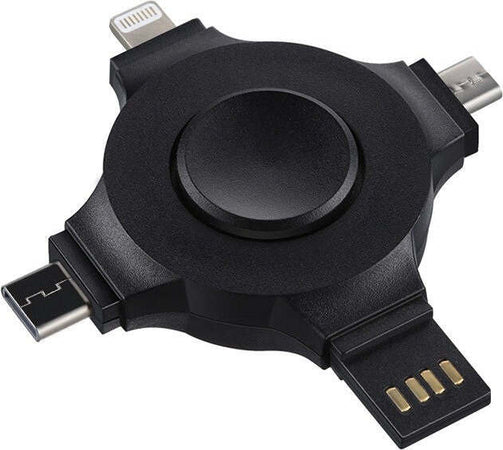 CARICATORE PER CELLULARI SMARTPHONE 4 IN 1 MULTIFUNZIONE UNIVERSALE RICARICA USB Elettronica/Cellulari e accessori/Accessori/Caricabatterie/Caricabatterie portatile Trade Shop italia - Napoli, Commerciovirtuoso.it