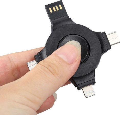 CARICATORE PER CELLULARI SMARTPHONE 4 IN 1 MULTIFUNZIONE UNIVERSALE RICARICA USB Elettronica/Cellulari e accessori/Accessori/Caricabatterie/Caricabatterie portatile Trade Shop italia - Napoli, Commerciovirtuoso.it