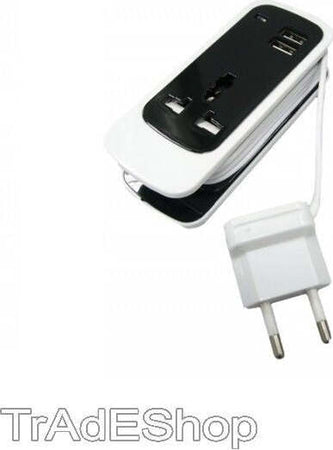 CARICATORE UNIVERSALE EXBO S15 3 IN 1 UNIVERSAL DUAL USB VIAGGIO SMARTPHONE  Trade Shop italia - Napoli, Commerciovirtuoso.it