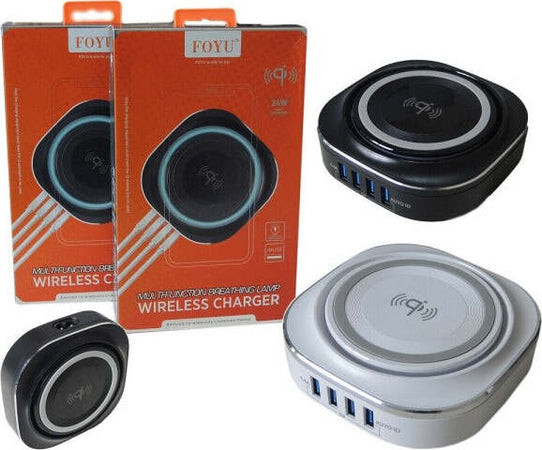 Caricatore-Wireless-Qi-Stazione-Di-Ricarica-24w-4-Porte-Usb-5v-4.4a-24w-Fo528