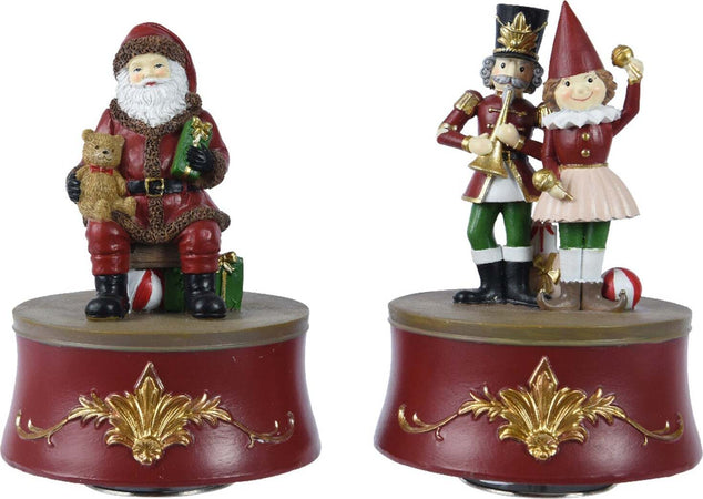 Carillon natalizio per villaggio di Babbo Natale con luci e suoni h 15 cm Casa e cucina/Decorazioni per interni/Addobbi e decorazioni per ricorrenze/Decorazioni natalizie/Schiaccianoci MagiediNatale.it - Altamura, Commerciovirtuoso.it