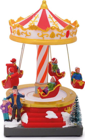 Carillon natalizio per villaggio di Babbo Natale con luci e suoni h 18.5 cm Casa e cucina/Decorazioni per interni/Addobbi e decorazioni per ricorrenze/Decorazioni natalizie/Schiaccianoci MagiediNatale.it - Altamura, Commerciovirtuoso.it
