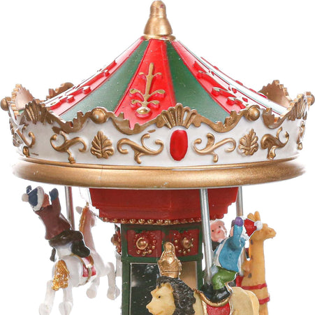 Carillon natalizio per villaggio di Babbo Natale con luci e suoni h 18.5 cm Casa e cucina/Decorazioni per interni/Addobbi e decorazioni per ricorrenze/Decorazioni natalizie/Schiaccianoci MagiediNatale.it - Altamura, Commerciovirtuoso.it