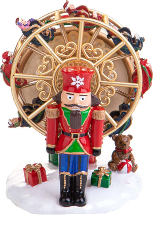Carillon natalizio per villaggio di Babbo Natale con schiaccianoci h 14 cm Casa e cucina/Decorazioni per interni/Addobbi e decorazioni per ricorrenze/Decorazioni natalizie/Oggettistica MagiediNatale.it - Altamura, Commerciovirtuoso.it