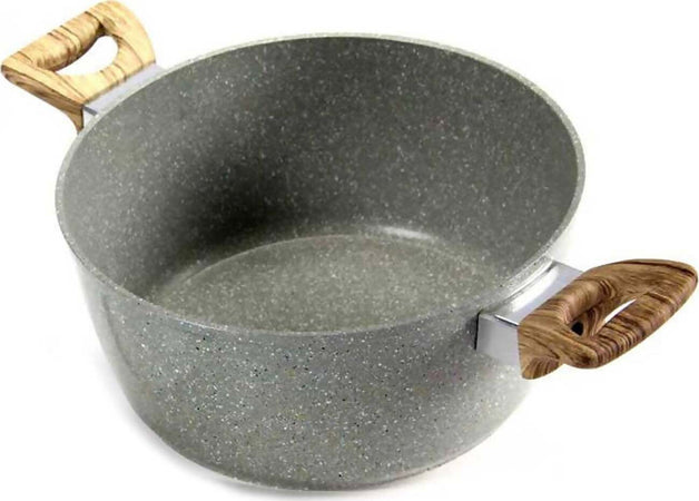 Carmellita Casseruola Con Coperchio in Vetro Carmelita Forgiata in Alluminio Antiaderente 22 Cm Con Manici Effetto Legno Casa e cucina/Pentole padelle e pirofile/Pentole e padelle/Casseruole L’Orchidea - Siderno, Commerciovirtuoso.it