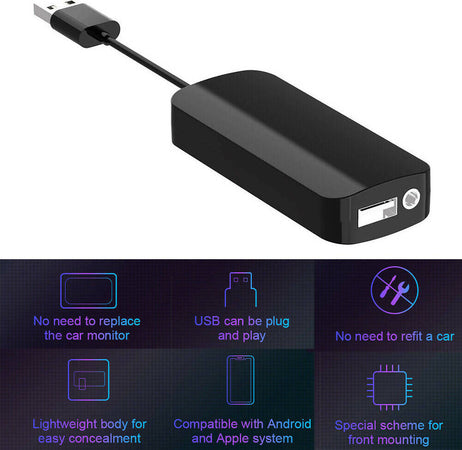 Carplay box android auto usb dongle adattatore cablato con ingresso microfono per lettore multimediale di navigazione per auto android 4.2 Elettronica/Elettronica per veicoli/Elettronica per auto/Sistemi audio/Autoradio TradeKard - Acerra, Commerciovirtuoso.it