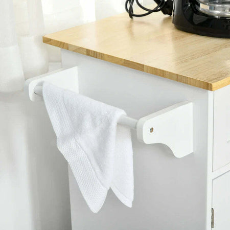 Carrello-da-Cucina-Multiuso-in-Legno-con-2-Cassetti,-3-Antine-e-4-Ruote-121x46x91cm---Bianco-TR8801-204TR8