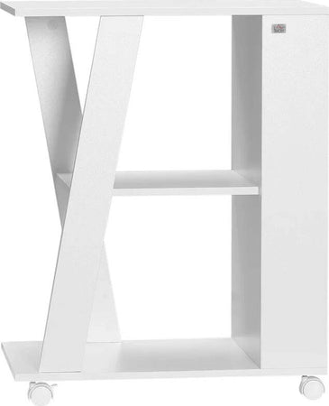 Carrello-da-Cucina-Portavivande-in-Legno-con-2-Ripiani-e-Ruote,-60x38x77cm,-Bianco-KJ2801-292V00WTKJ2