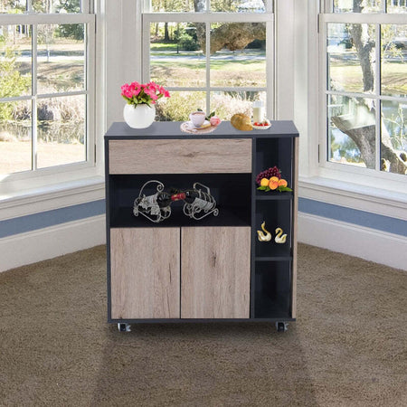 carrello-isola-cucina-Mobiletto-in-Legno-con-Ruote-80-x-40-x-87cm-,-rovere-nero-mobile-multiuso-credenza-madia-soggiorno-sala-pranzo-ingresso-cameretta-camera-studio-ufficio-F801-027A