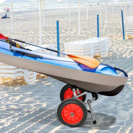 Carrello-per-Kayak-Pieghevole-Pneumatici-25cm-Adatto-a-Tutte-le-Superfici-TF4A32-006TF4