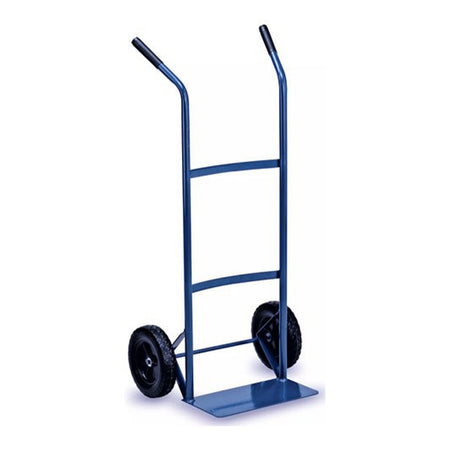 Carrello porta pacchi in metallo verniciato colore blu, portata massima 80 kg