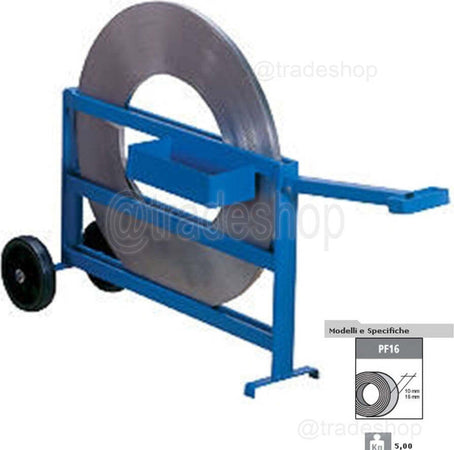 Carrello-Portareggia-Pf16-In-Ferro-Romeo-Maestri-Porta-Reggette-Metallo-10/16mm