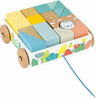 Carretto-Trainabile-con-Cubi-Janod-Pure