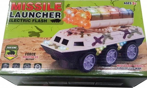 Carro-Armato-Lancia-Missili-Led-Luci-Suoni-Funzione-Mistero-Tiger-Gioco-Bimbo