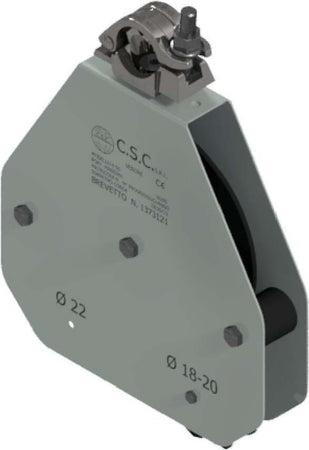 Carrucola di sicurezza con sistema freno autobloccante e portata di 50 kg Fai da te/Prodotti per la costruzione/Prodotti per il trasporto materiali/Sollevamento e trazione/Carrucole La Zappa - Altamura, Commerciovirtuoso.it