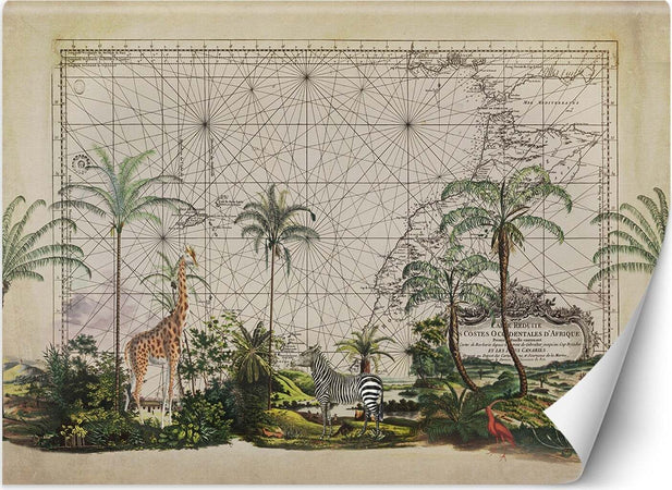Carta-Da-Parati,-Biglietto-da-Palme-Tropicali
