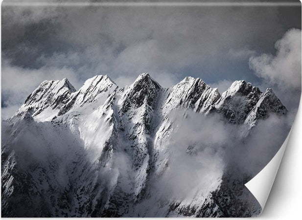 Carta-Da-Parati,-Montagne-in-inverno