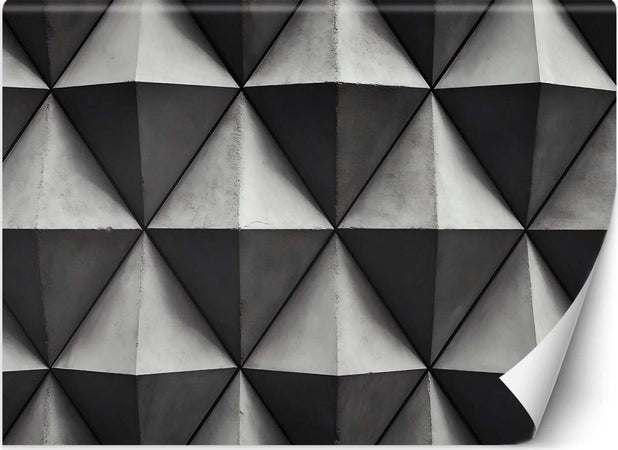 Carta-Da-Parati,-Triangoli-geometrici-3D