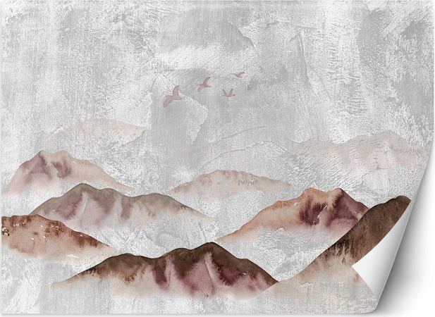 Carta-Da-Parati,-Uccelli-cemento-montagne-paesaggio