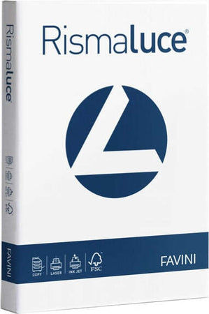 Carta Rismaluce - A4 - 200 gr - bianco - Favini - conf. 125 fogli Cancelleria e prodotti per ufficio/Carta blocchi e quaderni/Carta/Carta per fotocopiatrici e stampanti/Carta per fotocopiatrice e multiuso Eurocartuccia - Pavullo, Commerciovirtuoso.it