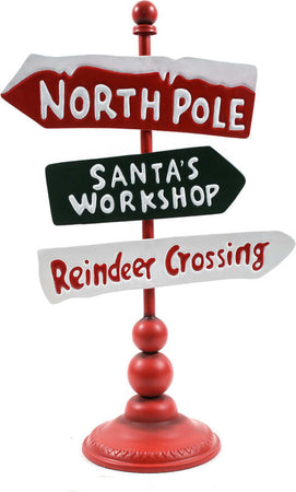 Cartello di indicazioni per il Polo Nord, la stazione di Babbo Natale e l'attraversamento delle Renne Casa e cucina/Decorazioni per interni/Addobbi e decorazioni per ricorrenze/Decorazioni natalizie/Oggettistica MagiediNatale.it - Altamura, Commerciovirtuoso.it