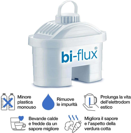 Cartuccia filtro acqua LAICA Bi-Flux - Preserva i sali minerali riducendo cloro e metalli pesanti