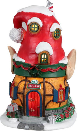Casa degli elfi N.1, edificio luminoso per villaggio di Natale in Resina Casa e cucina/Decorazioni per interni/Addobbi e decorazioni per ricorrenze/Decorazioni natalizie/Oggettistica MagiediNatale.it - Altamura, Commerciovirtuoso.it