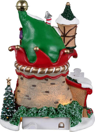 Casa degli elfi N.2, edificio luminoso per villaggio di Natale in Resina Casa e cucina/Decorazioni per interni/Addobbi e decorazioni per ricorrenze/Decorazioni natalizie/Oggettistica MagiediNatale.it - Altamura, Commerciovirtuoso.it