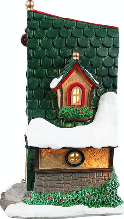 Casa degli elfi N.4, edificio luminoso per villaggio di Natale in Resina Casa e cucina/Decorazioni per interni/Addobbi e decorazioni per ricorrenze/Decorazioni natalizie/Oggettistica MagiediNatale.it - Altamura, Commerciovirtuoso.it