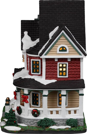 Casa Harper, edificio luminoso per villaggio di Natale in Porcellana Casa e cucina/Decorazioni per interni/Addobbi e decorazioni per ricorrenze/Decorazioni natalizie/Oggettistica MagiediNatale.it - Altamura, Commerciovirtuoso.it