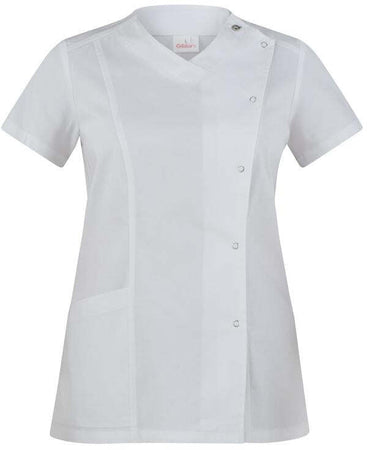 Casacca Alina Bianco Casacca Donna Traspirante Elasticizzata Estetista Acconciature Infermiera