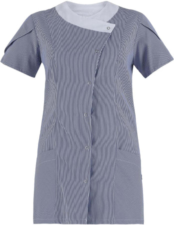 Casacca Giselle Blu Rigato Casacca Camice Donna con Inserti Rigati