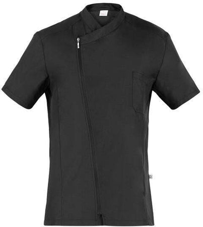 Casacca Maurizio Nero Casacca Uomo Medicale Cucina Superleggera Traspirante No Stiro
